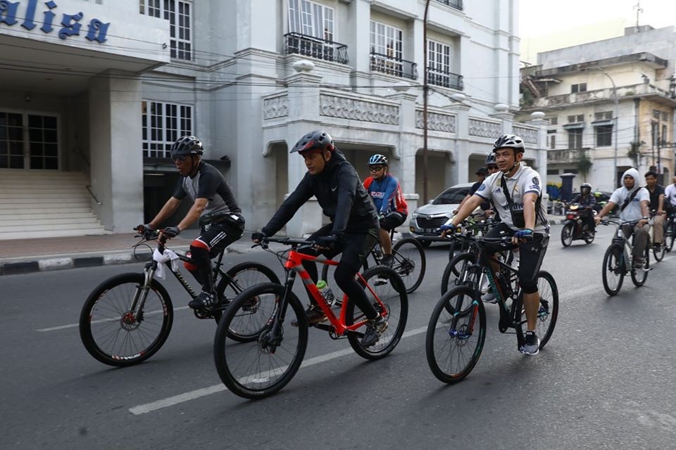 Gowes Bareng Bang Ijeck, ‘ Ayo berolahraga dan hidup sehat’