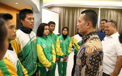 Atlet Taekwondo Sumut Diminta Persiapkan Diri Hadapi PON 2020 dan 2024