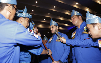 El Adrian Shah Resmi Pimpin KNPI Sumut