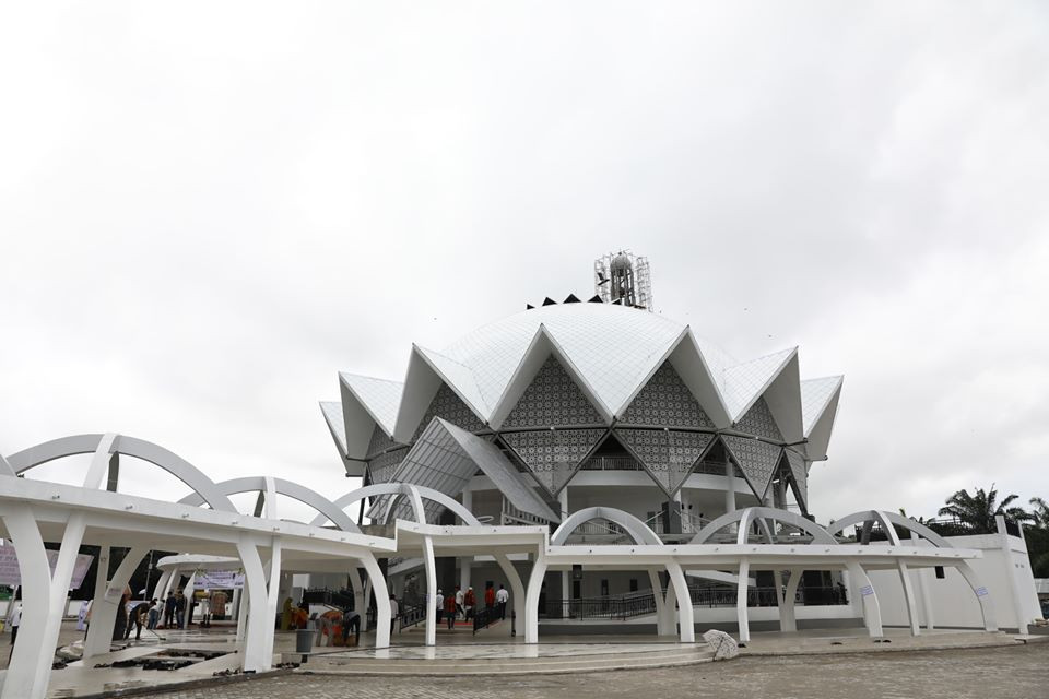 Wow !, Masjid Agung di Pintu Tol Teluk Mengkudu ini  Bisa Tampung 5000 Jamaah
