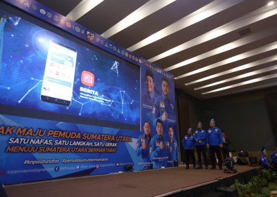 Pelantikan pengurus KNPI Sumut