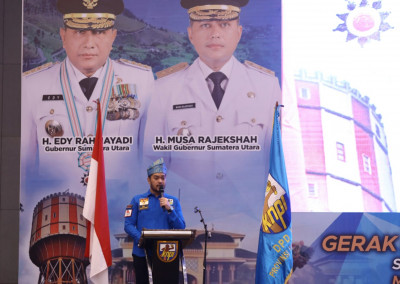 Pelantikan pengurus KNPI Sumut